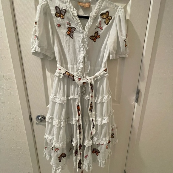 JessaKae S white butterfly dress - Picture 3 of 5